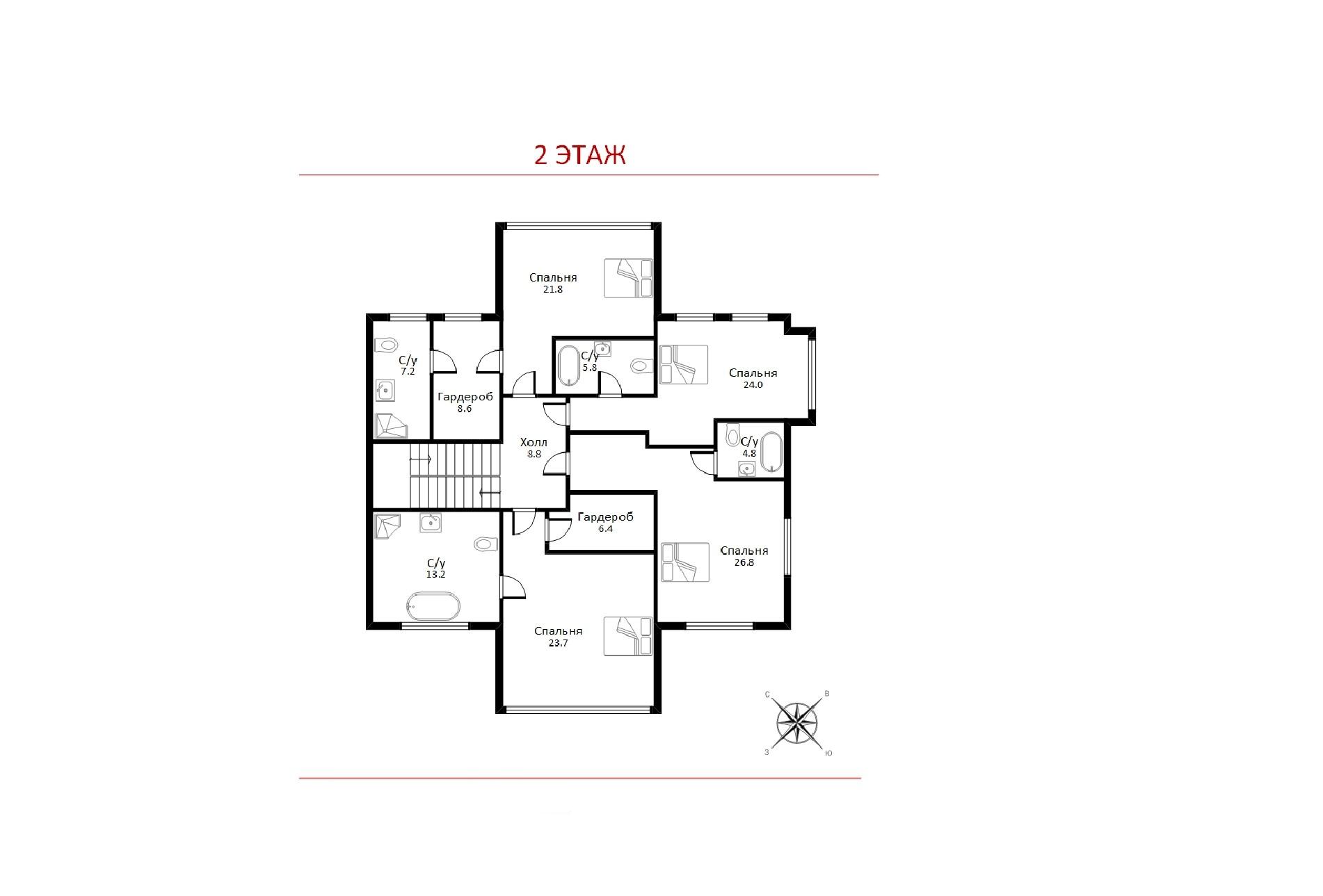 Зеленково 2: дом площадью 480 кв.м на участке 25 сот. | ID 32508