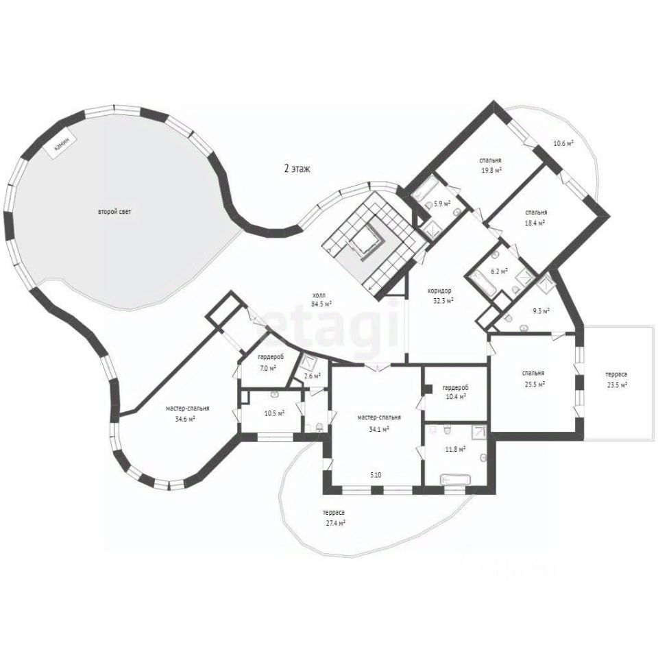 Сосновый Бор: дом площадью 1700 кв.м на участке 60 сот. | ID 30918