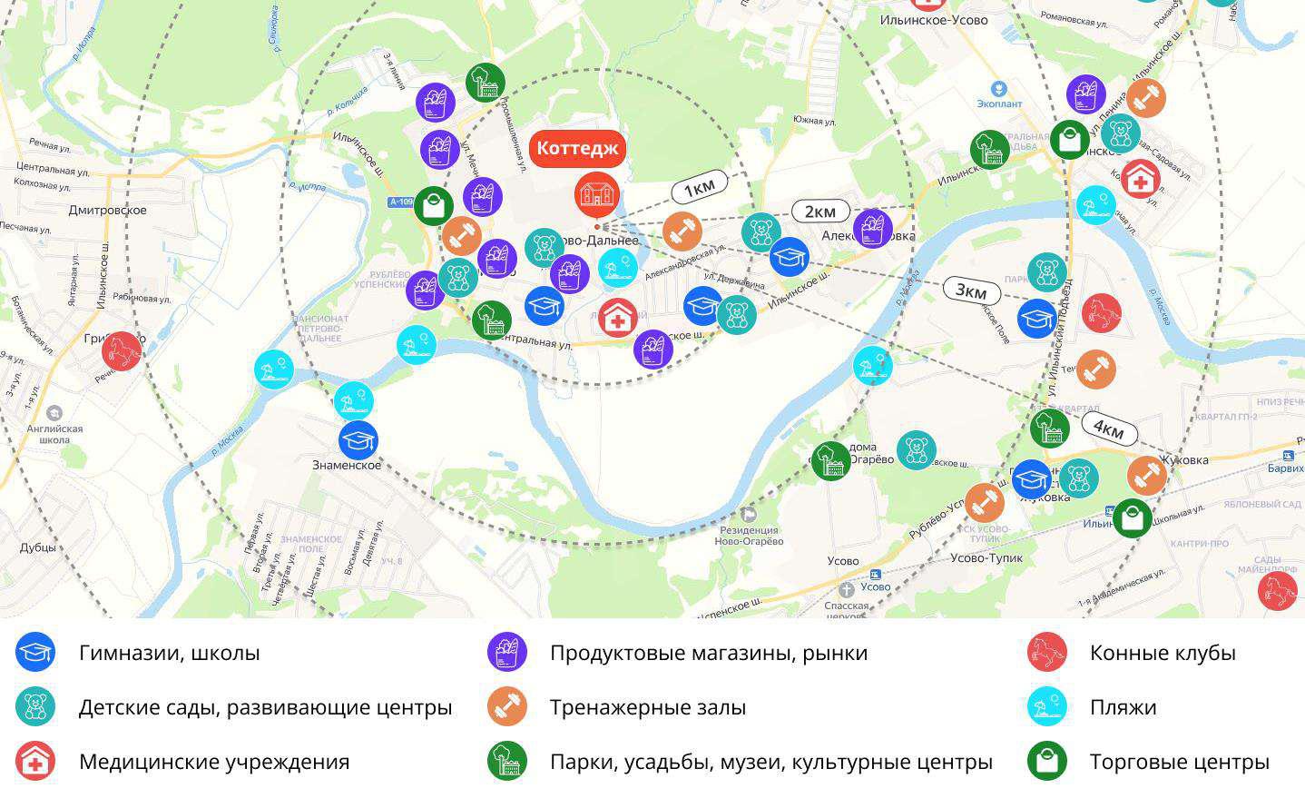 Петрово Дальнее: дом площадью 500 кв.м на участке 20 сот. | ID 33675