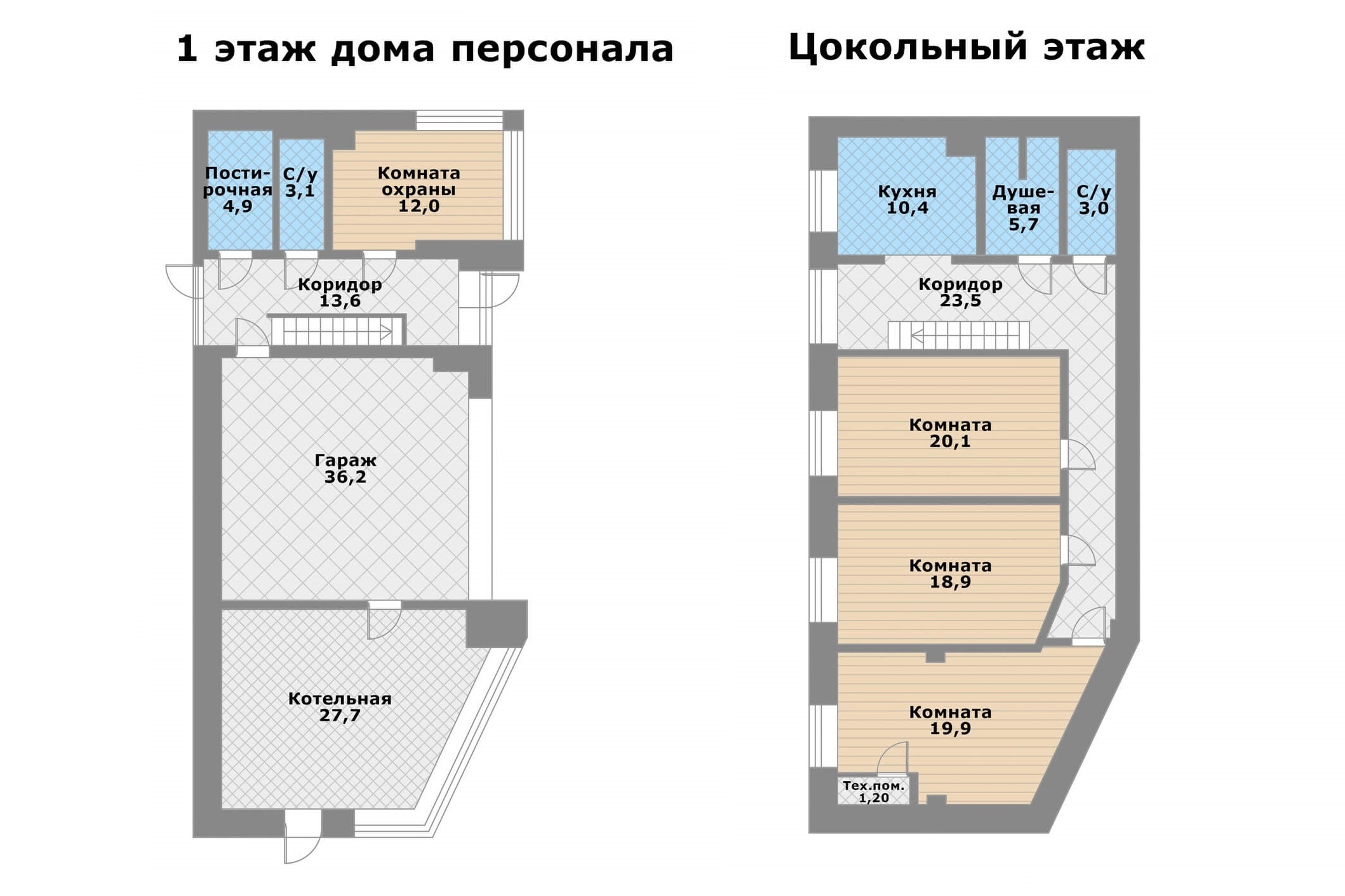 Рублевские горки: дом площадью 2150 кв.м на участке 62 сот. | ID 33776