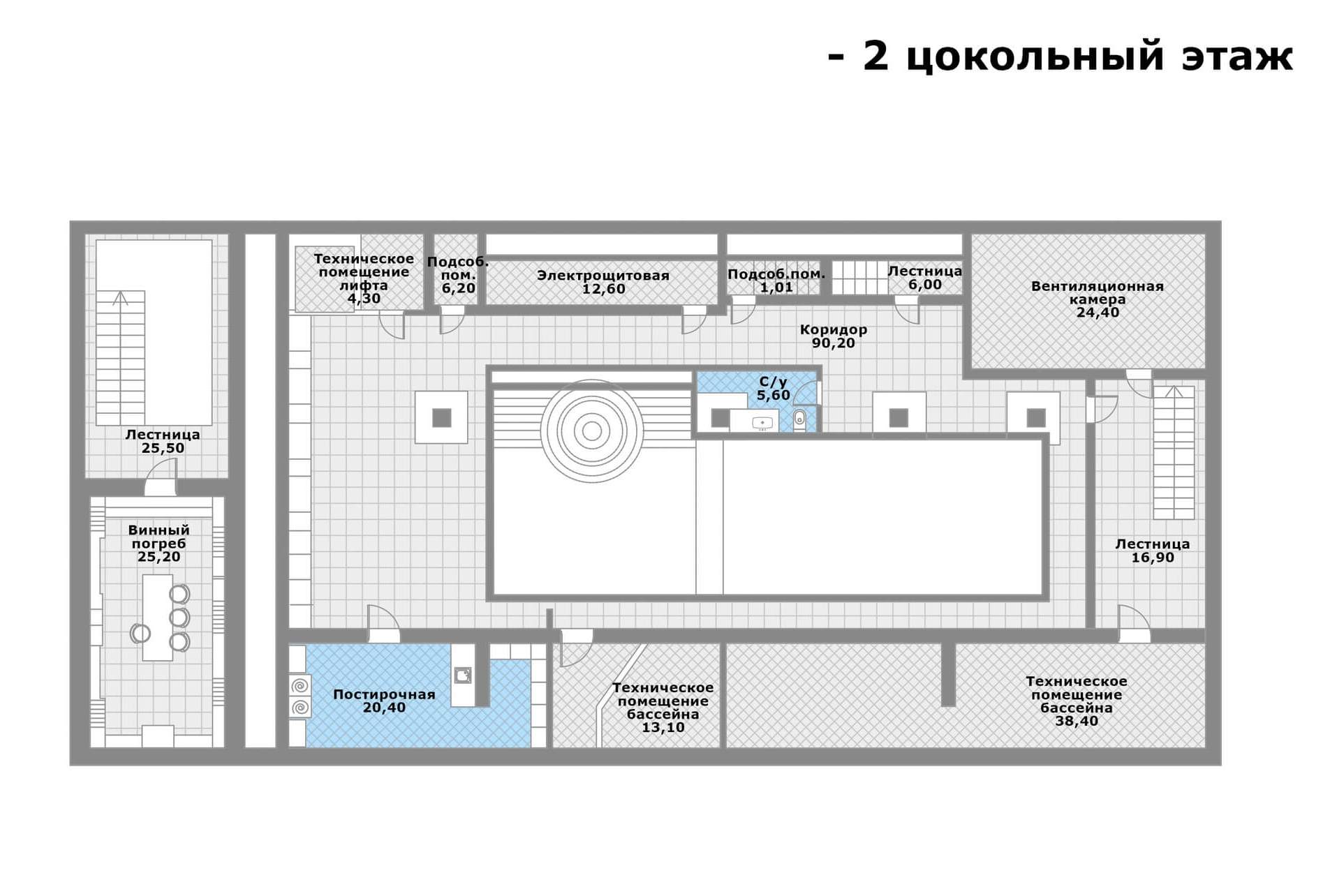 Рублевские горки: дом площадью 2150 кв.м на участке 62 сот. | ID 33776