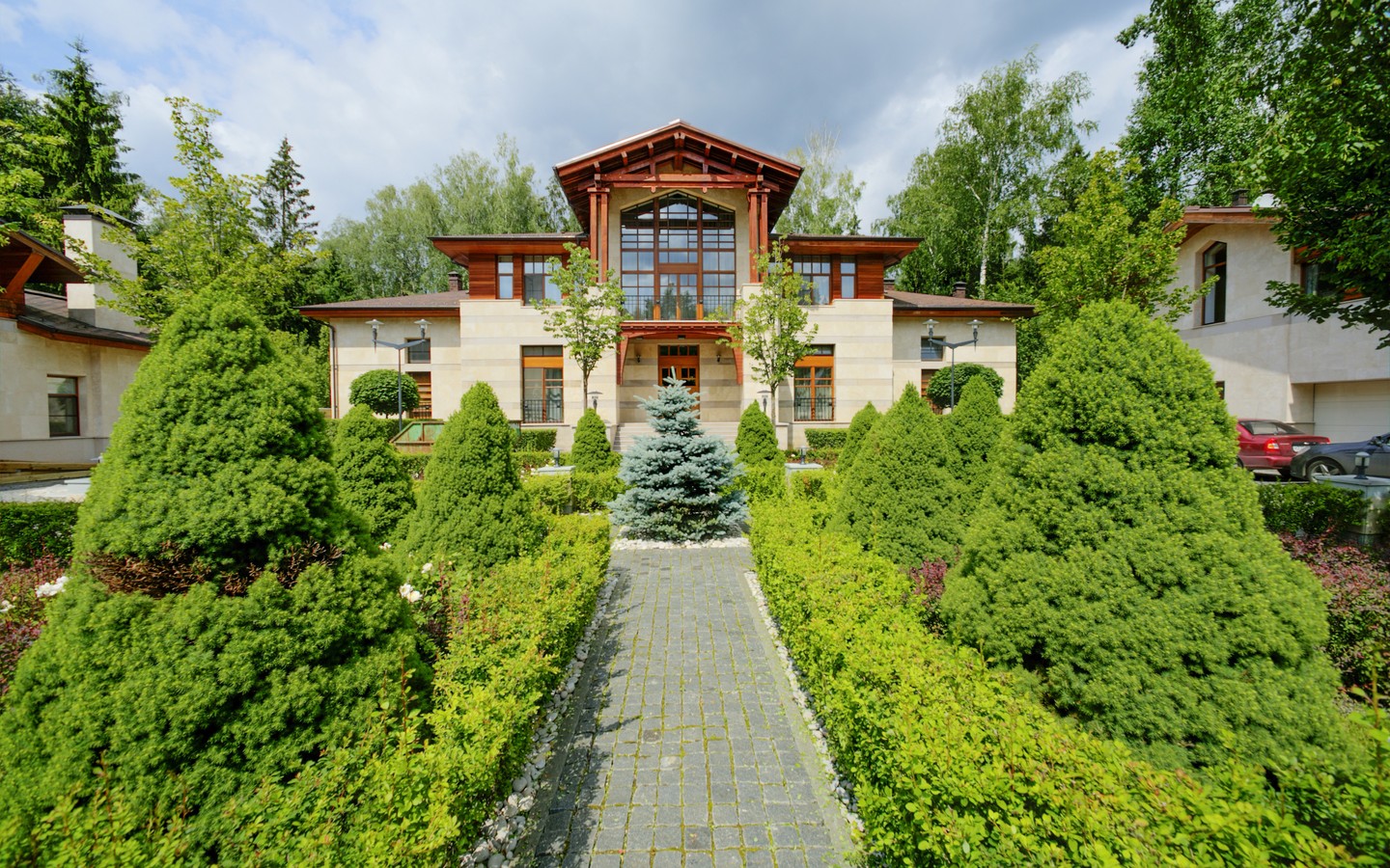 Ландшафт: дом площадью 1060 кв.м на участке 47 сот. | ID 29573